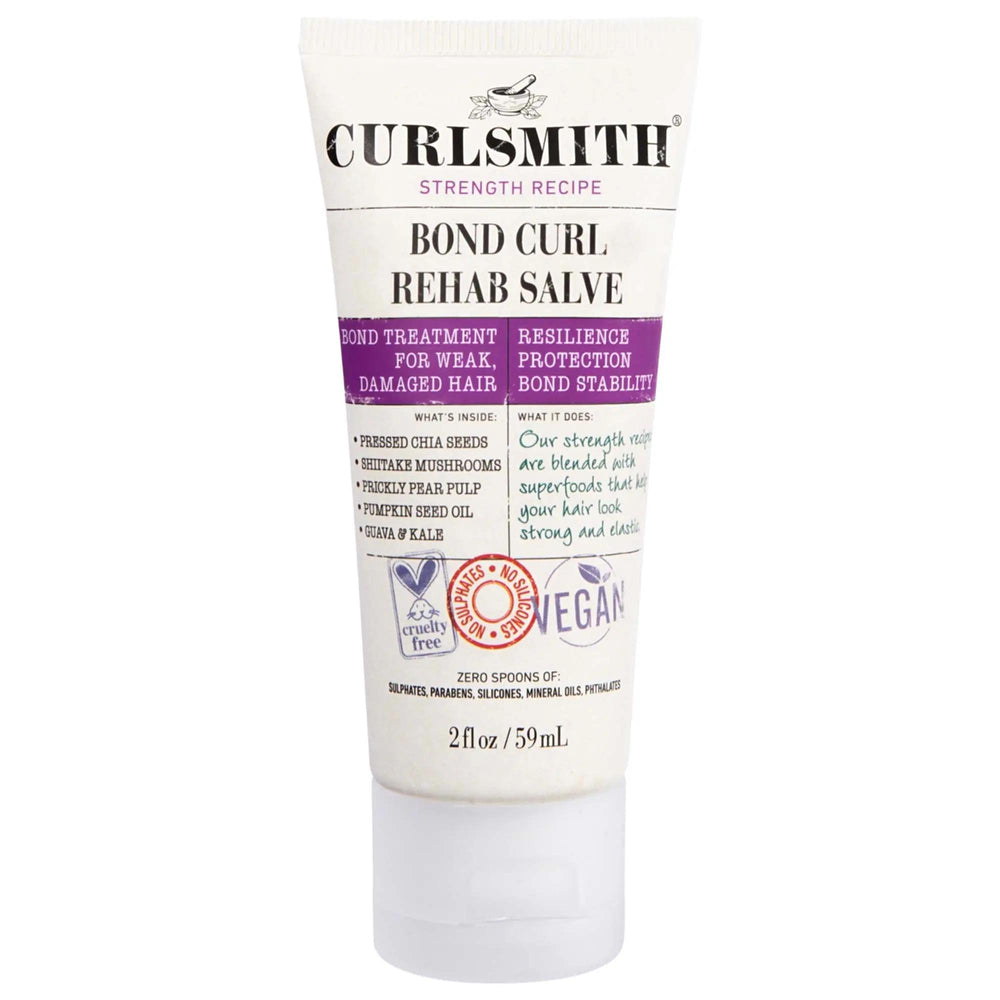 Mini Bond Curl Rehab: Intense Hair Repair Treatment | Strengthens, Repairs & Defines Curls | Vegan & Cruelty-Free Bond Curl Rehab | Repair, Strengthen & Define Curls hair repair treatment, curl rehab, curly hair product, protein hair treatment, frizz control, dry hair treatment, vegan hair care, cruelty-free hair products, hair bond repair, damage hair treatment, wavy hair, coily hair, kinky hair, curl definition, hair mask, protein treatment, deep conditioner, split end repair, hair strengthening, moisturi