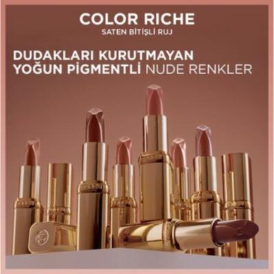 Loreal Color Riche Nude Intense - 601 Worth It | Lipstick - view 5