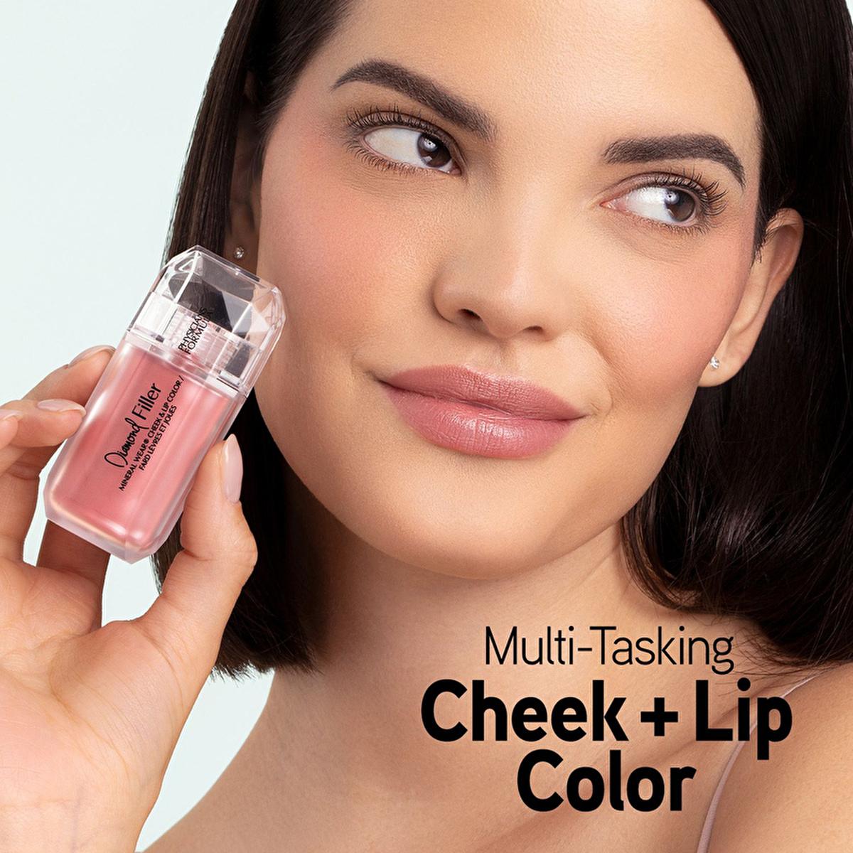 Physicians Formula Diamond Filler Allık Blush - Radiant Shimmer for Cheeks &amp; Lips - Desert Dust Glow Physicians Formula Diamond Blush: Radiant Cheek &amp; Lip Color Diamond filler blush, Cheek and lip tint, Serum blush, Cream blush, Physicians Formula blush, Radiant blush, Shimmer blush, Plumping blush, Desert Dust blush, blush, cheek color, lip color, multi-purpose makeup, lightweight formula, natural makeup, subtle glow, radiant complexion, shimmer, glow, natural finish, plumping, youthful look, refreshed loo