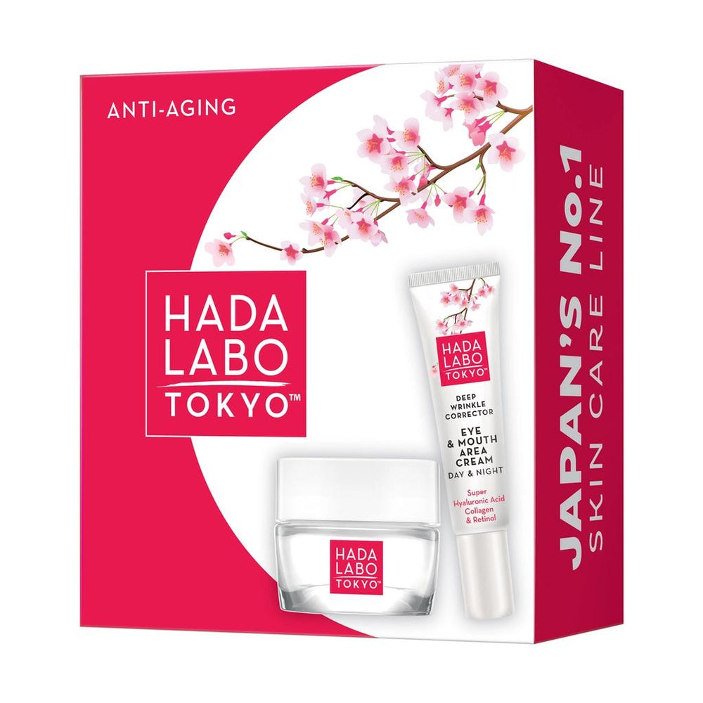 Hada Labo Anti-Aging Face Care Set for Firming & Hydration 2-Piece