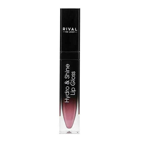 Rival De Loop Lip Gloss Hydro & Shine No:03 Rose 7ml - Moisturizing, Non-Sticky, Natural Brown Lip Color Rival De Loop Lip Gloss - Moisturizing & Non-Sticky Lip Gloss, Moisturizing Lip Care, Natural Brown Lip Color, Non-Sticky Lip Gloss, Long Lasting Lip Makeup, Lip Makeup, Moisturizing Lip Gloss, Natural Lip Color, Cosmetic, Makeup, Beauty, Lip Care, Rose Lip Gloss, Hydro & Shine, Rival De Loop
