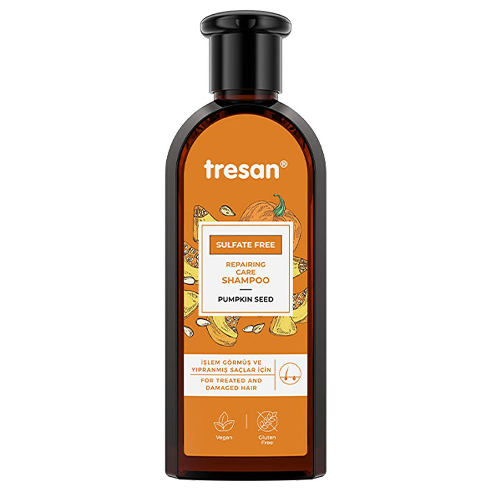 Tresan Sulfate-Free Repair Shampoo with Pumpkin Seed Oil - Gentle, Nourishing, and Natural Hair Care for Damaged - view 5