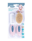 Sevi Bebe Baby Hair Brush and Comb Set - Natural Bristle, Gentle Grooming for Newborns and Infants - view 4