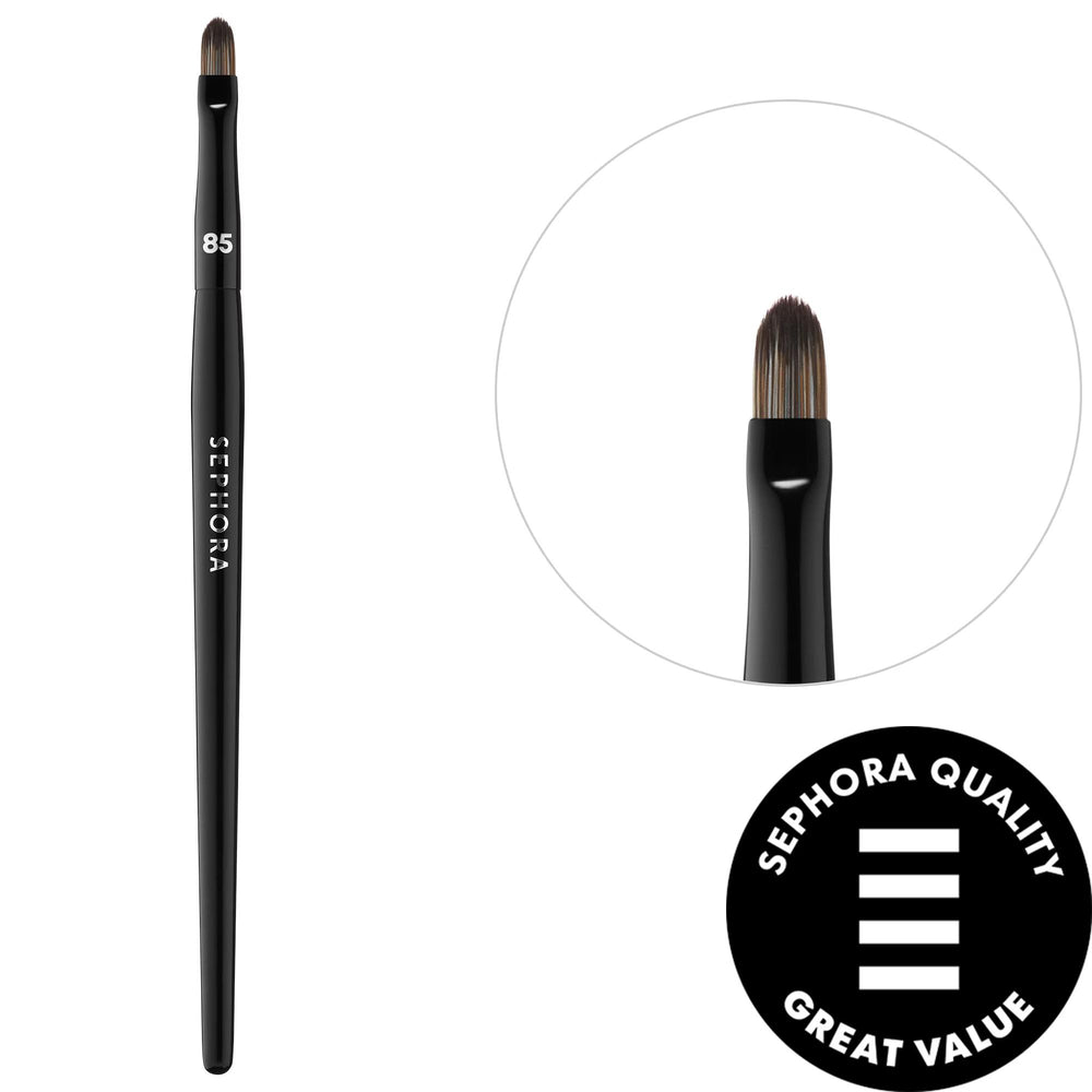 PRO Lip Brush #85 - Vegan Synthetic Lip Brush for Precise Lip Product Application - Sustainable Beauty Tool PRO Lip Brush #85 - Precise Vegan Lip Brush lip brush, vegan makeup brush, precise lip product application, sustainable beauty tools, makeup brush set, cruelty-free makeup, eco-friendly beauty products, lipstick application, liquid lip formula, makeup precision, beauty enthusiasts, sustainable cosmetics