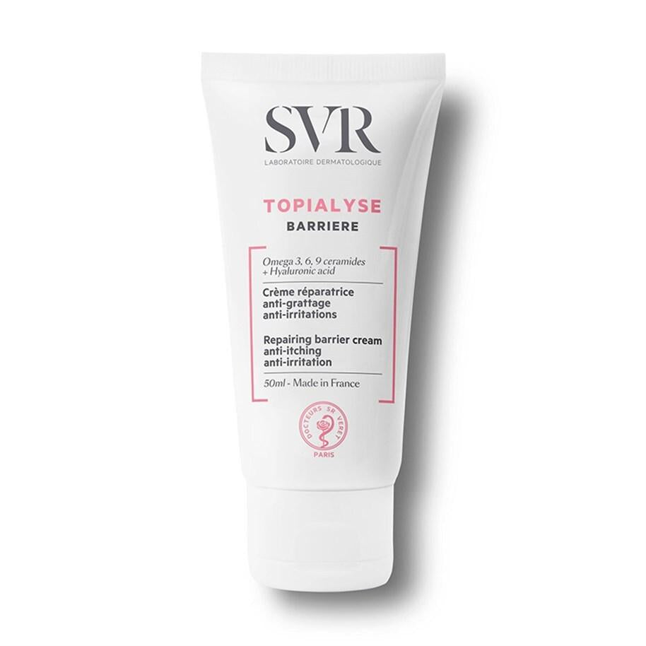 svr topialyse barrier cream 50 ml, soothing repair cream for dry skin SVR Topialyse Barrier Cream - Moisturizing Repair Cream | 50 ml SVR Topialyse Barrier Cream - Moisturizing Repair Cream moisturizer, dry-skin, barrier-cream, svr, children-friendly, adult-care, sensitive-skin, repair-cream, dermatologist-tested, ai-generated