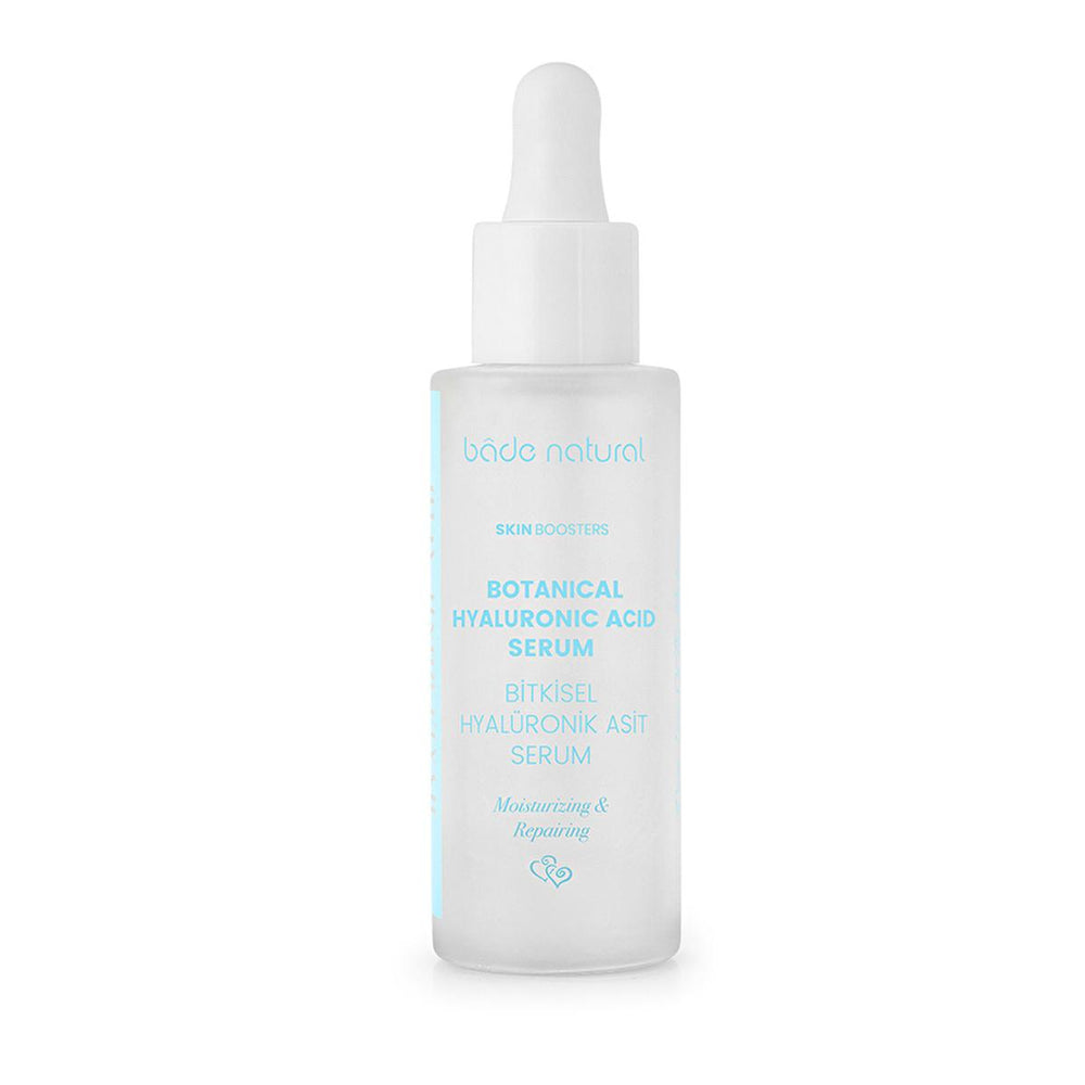 Bade Natural Hyaluronic Acid Face Serum: Intense Hydration, Anti-Aging, and Plant-Based Formula for Revitalizing Dry Skin Hyaluronic Acid Serum: Hydrate & Revitalize | Bade Natural hyaluronic acid serum, natural face serum, hydrating serum, anti-aging serum, plant-based hyaluronic acid, cassia extract skincare, neroli water serum, dry skin serum, revitalizing face serum, hydrating, revitalizing, plumping, fine lines, wrinkles, skincare, anti-aging, dry skin, dehydrated skin, natural skincare, plant-based, c