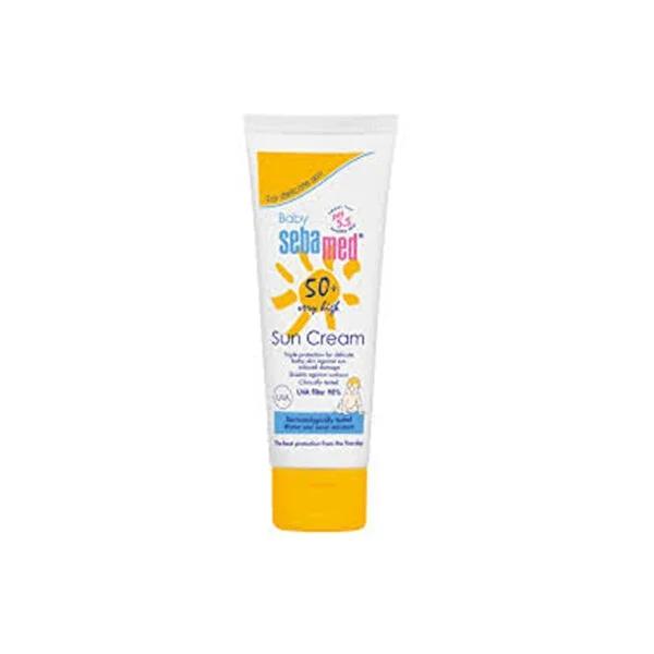 Sebamed Baby SPF50 Sunscreen Cream 75ml - Hypoallergenic, Water-Resistant, and Gentle on Sensitive Baby Skin - image 4