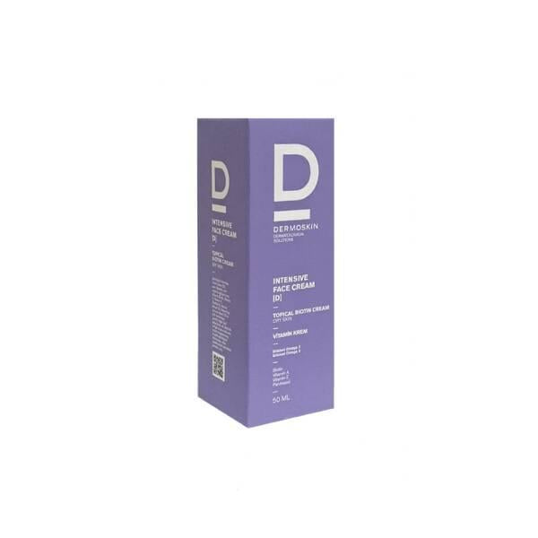 Dermoskin Intensive Face Cream with Topicalbiotin T - Anti-aging Dry Skin Moisturizer, Vitamin Enriched Skincare - Face Cream