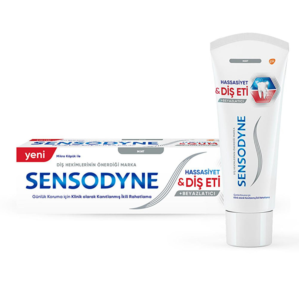 Sensodyne Sensitive Teeth & Gum Whitening Toothpaste for Sensitive Teeth Relief - 2.54 fl oz - view 2