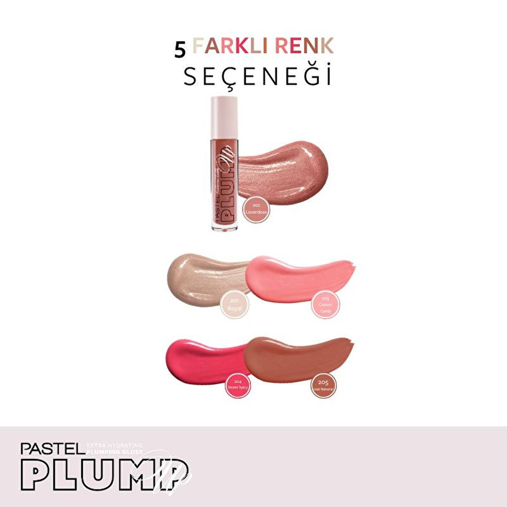 Pastel Profashion Plump Up Extra Hydrating Plumping Gloss 202 - Vegan Hydrating Lip Gloss with Plumping Effect - view 10