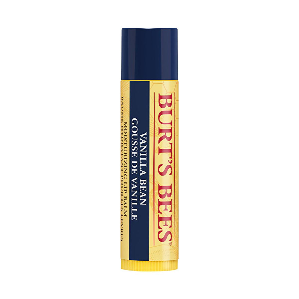 Burt's Bees Vanilla Lip Balm - Natural, Moisturizing & Nourishing Lip Care, Paraben-Free & SLS-Free - Lip Balm