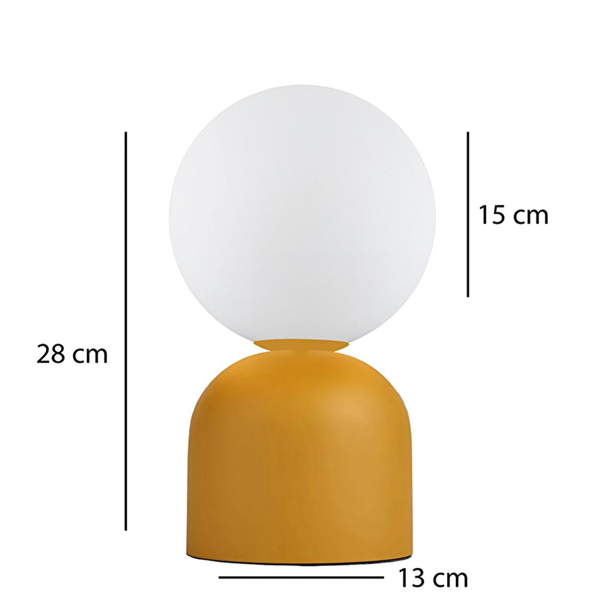 Homing Monte Masa Lambası Table Lamp, Sarı 241645 - Energy-Efficient LED Lighting Solution Homing Monte Masa Lambası Table Lamp - Energy Efficient LED Lighting Table Lamp, Homing Monte Masa Lambası, Sarı 241645, E14 socket lamp, LED lamp, Compact lamp, Energy-efficient lighting, Ambient lighting, Decorative lamp, Glass Shade Lamp, Metal Body Lamp, Modern Home Decor, Bedroom Lighting, Study Desk Lamp, Living Room Lighting