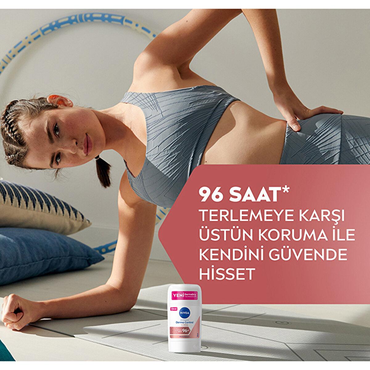 Nivea Derma Control Clinical Women's Deodorant Stick - Long Lasting Anti-Perspirant Protection, 50ml Nivea Derma Control Clinical Deodorant Stick - 96hr Anti-Perspirant Nivea Derma Control Clinical, Women's Deodorant Stick, Long-lasting anti-perspirant, Dermatologically tested deodorant, Anti-perspirant for women, Deodorant for sensitive skin, Underarm care, Sweat protection, Body odor control, Personal care, Women's grooming, Nivea products