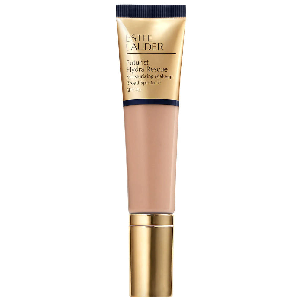Estee Lauder Futurist Hydra Rescue SPF 45 Moisturizing Foundation: Radiant Finish, Hydrating Coverage, Vitamin E - Protects Against Blue Light & Aging Estee Lauder Foundation SPF 45: Hydrating & Radiant Finish moisturizing foundation, SPF 45 foundation, radiant finish foundation, hydrating foundation, foundation with skincare benefits, long-lasting foundation, Estee Lauder foundation, foundation for dry skin, foundation with vitamin E, breathable coverage foundation, foundation, makeup, face makeup, beauty,