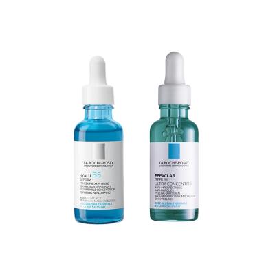 La Roche-Posay Effaclar Peeling &amp; Hyalu B5 Serum Set: Renew, Hydrate &amp; Smooth Skin - Anti-Aging, Blemish Treatment for Sensitive Skin La Roche-Posay Serum Set: Exfoliate, Hydrate &amp; Renew Skin La Roche Posay Effaclar, Hyalu B5 Serum, Peeling Serum, Hyaluronic Acid Serum, Anti-aging serum, Sensitive skin serum, Exfoliating serum, Skin resurfacing, Blemish treatment, Hydrating serum, skincare serum set, exfoliate, hydrate, rejuvenate, skin texture, tone, blemishes, wrinkles, Salicylic Acid, Lipo-Hydroxy Acid, 