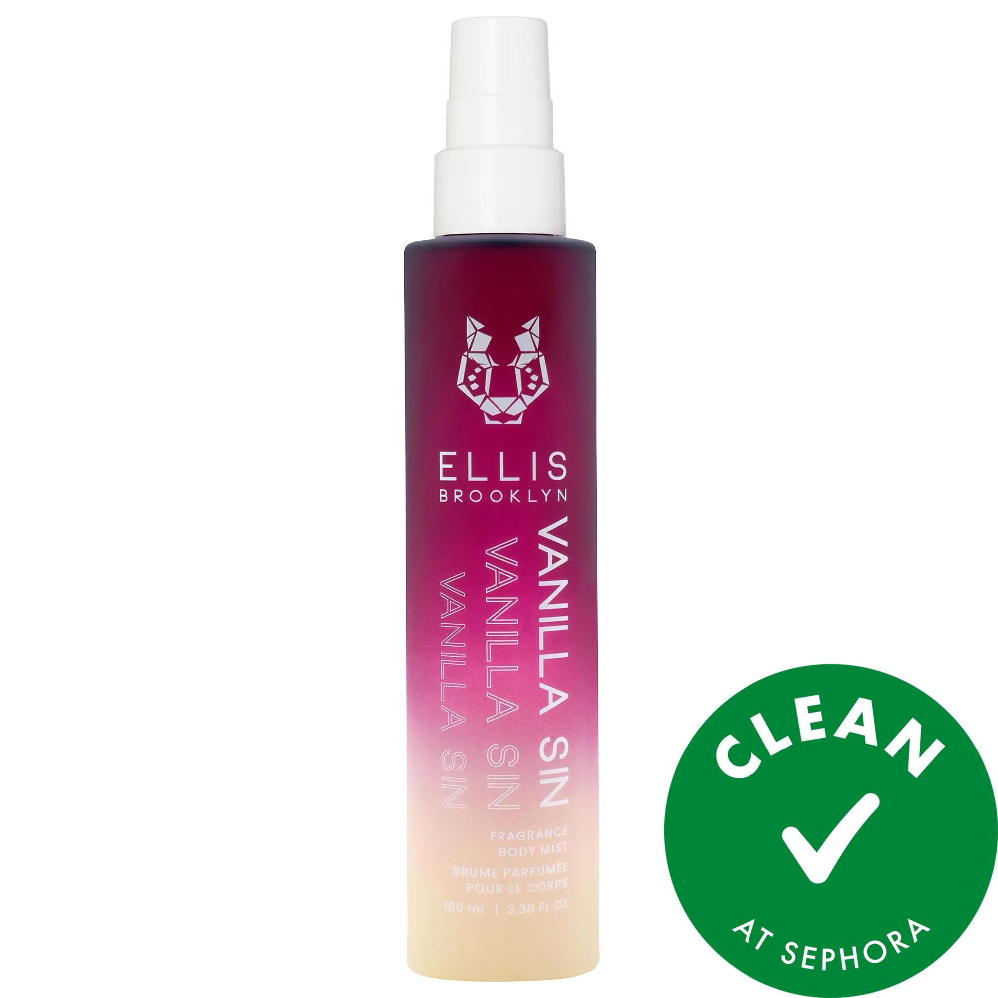 Ellis Brooklyn VANILLA SIN: Warm Spicy Gourmand Body Mist with Black Cherry, Almond Cream &amp; Bourbon Vanilla - Clean Hair &amp; Body Fragrance Ellis Brooklyn Vanilla Sin Body Mist: Warm &amp; Spicy Gourmand Vanilla Body Mist, Warm Spicy Fragrance, Gourmand Body Spray, Black Cherry Perfume, Almond Cream Fragrance, Bourbon Vanilla Mist, Clean Body Mist, Hair Fragrance, Sweet Body Spray, Ellis Brooklyn Vanilla Sin, body mist, fragrance, women's fragrance, hair mist, gourmand fragrance, spicy fragrance, vanilla fragranc