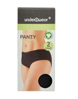 Underwear Women's Slip Panty Set in Black (2-Pack) - Size L