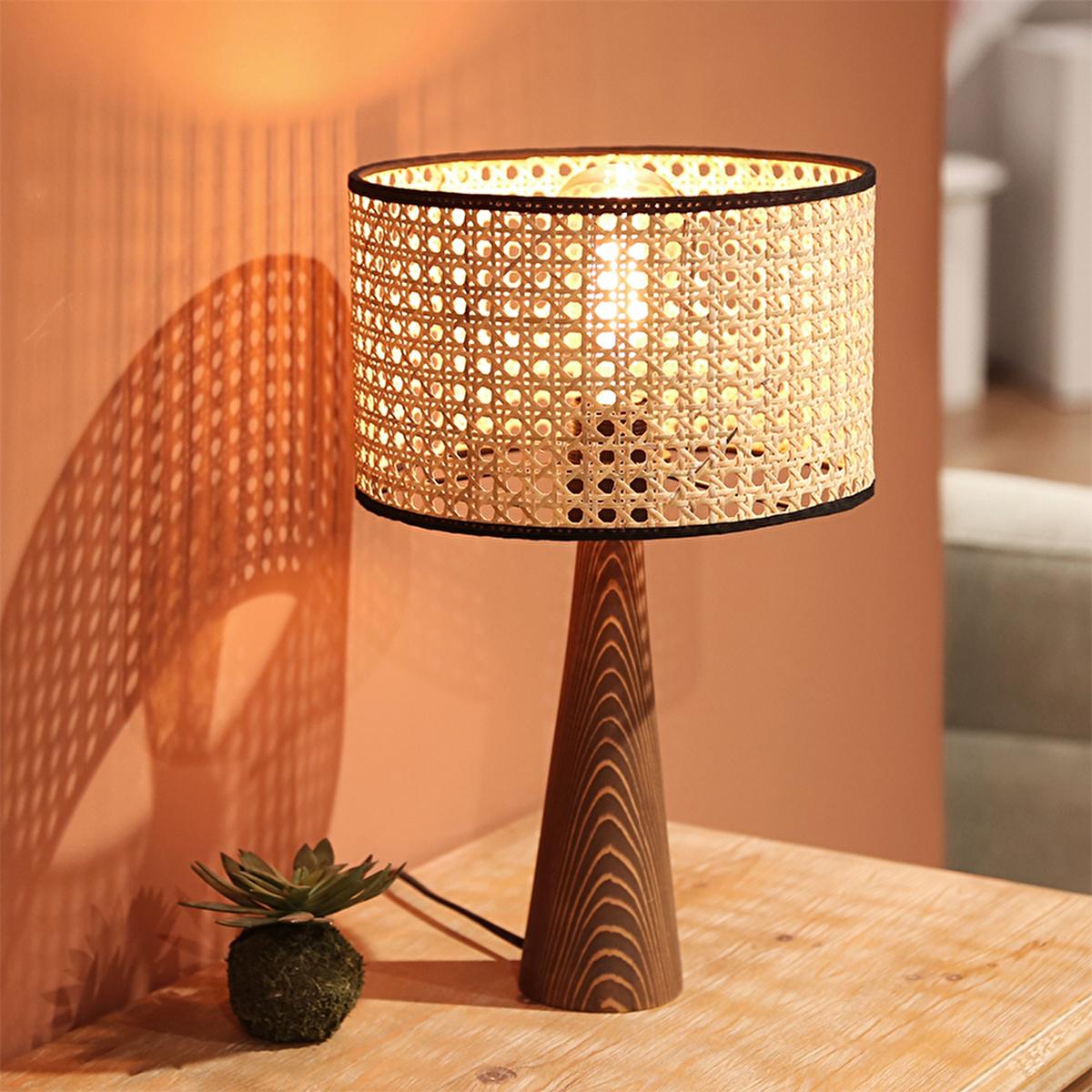 Homing Lucca Table Lamp - Rattan Shade, Wooden Body, E27 Socket, Energy-Efficient LED Lighting Homing Lucca Table Lamp - Rattan Shade, Energy-Efficient LED Table Lamp, Rattan Lamp, Wooden Lamp, E27 Lamp, LED Lamp, Home Decor Lamp, Natural Lighting, Energy-Efficient Lighting, Stylish Lamp, Unique Lamp Design, Home Decor Essentials, Living Room Lighting, Bedroom Lighting, Home Office Lighting