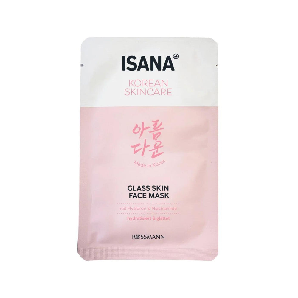 Isana Korean Skincare Glass Skin Sheet Mask 1 Count