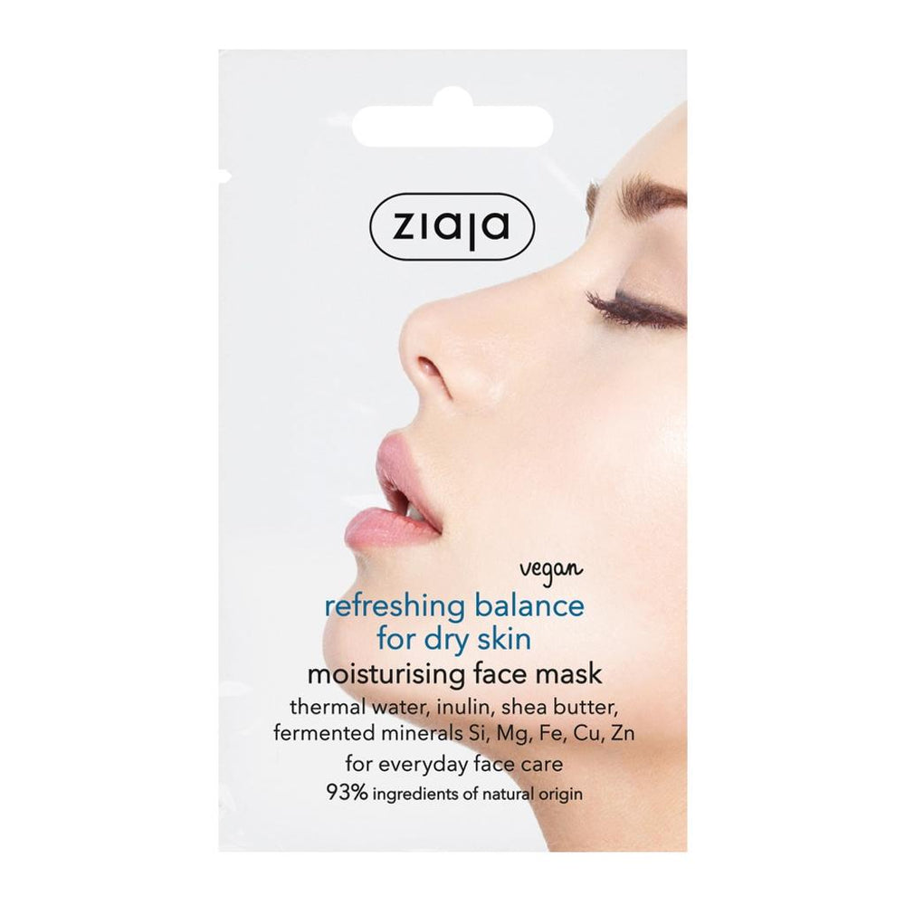 Ziaja Refreshing & Balancing Face Mask for Dry Skin 7 ml