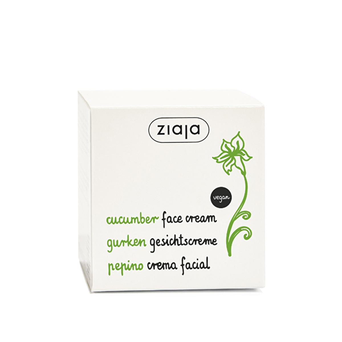 Ziaja Cucumber Face Cream 50ml - Moisturizing Cream for Oily Skin, Natural Skincare Ziaja Cucumber Face Cream - Natural Moisturizer for Oily Skin face cream, moisturizing cream, cucumber face cream, skin hydration, oil control cream, natural skincare, oily skin, combination skin, Ziaja, skincare, cosmetics, beauty products