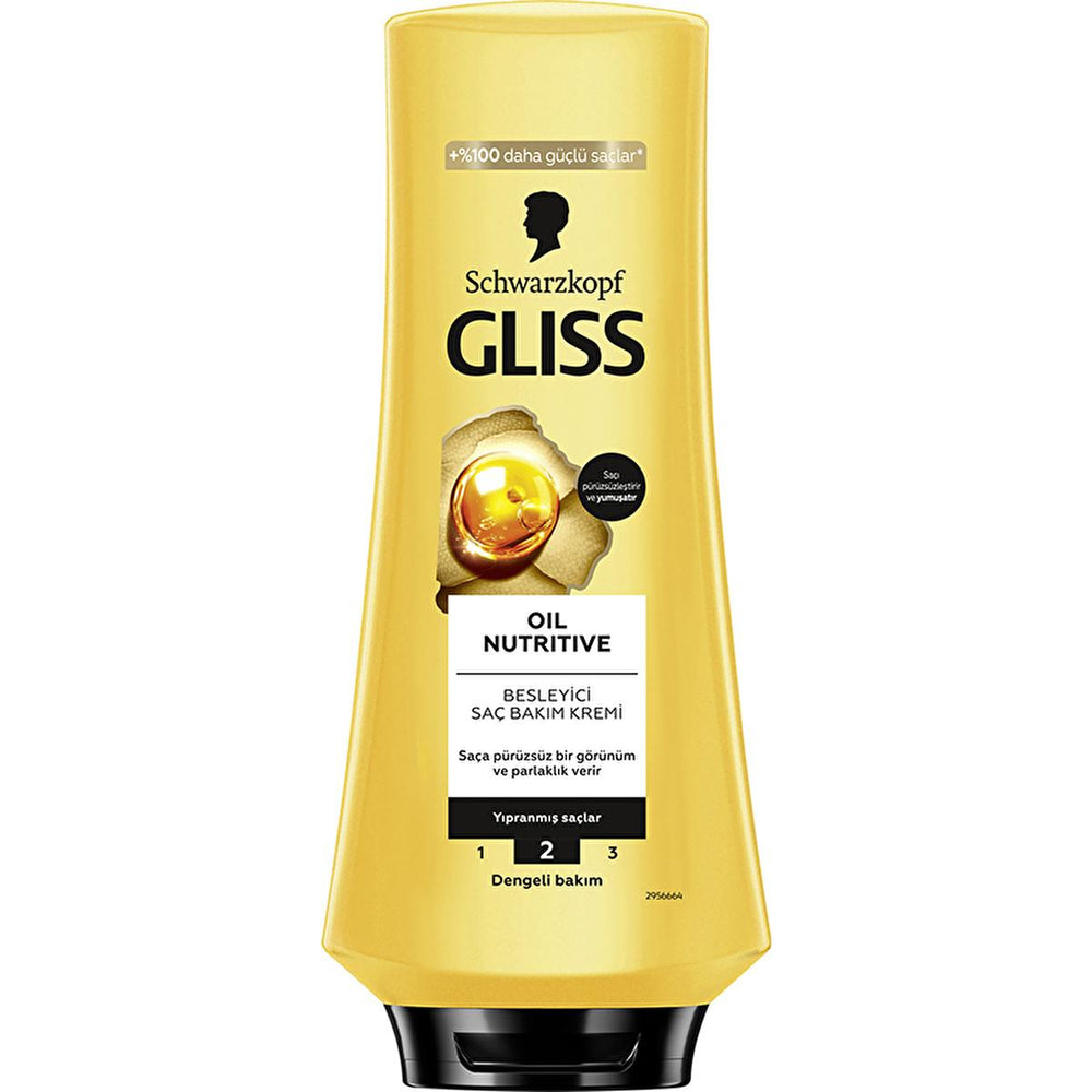 Gliss Oil Nutritive Hair Conditioner: Nourishing Omega 9 & Marula Oil Treatment for Damaged Hair - Smooths, Softens & Enhances Shine Gliss Oil Nutritive Hair Conditioner - Damaged Hair Treatment hair conditioner, damaged hair treatment, Omega 9 hair care, Marula oil conditioner, nourishing hair conditioner, smoothing hair cream, hair shine enhancer, hair detangler, dry hair, brittle hair, frizz control, split ends, hair repair, hair hydration, hair manageability, healthy hair, radiant shine, women's hair ca