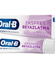 Oral-B Oral-B Pro 3D White Advanced Ekspres Beyazlık Diş Macunu 75ml - Whitening Toothpaste for a Brighter Smile - Toothpaste