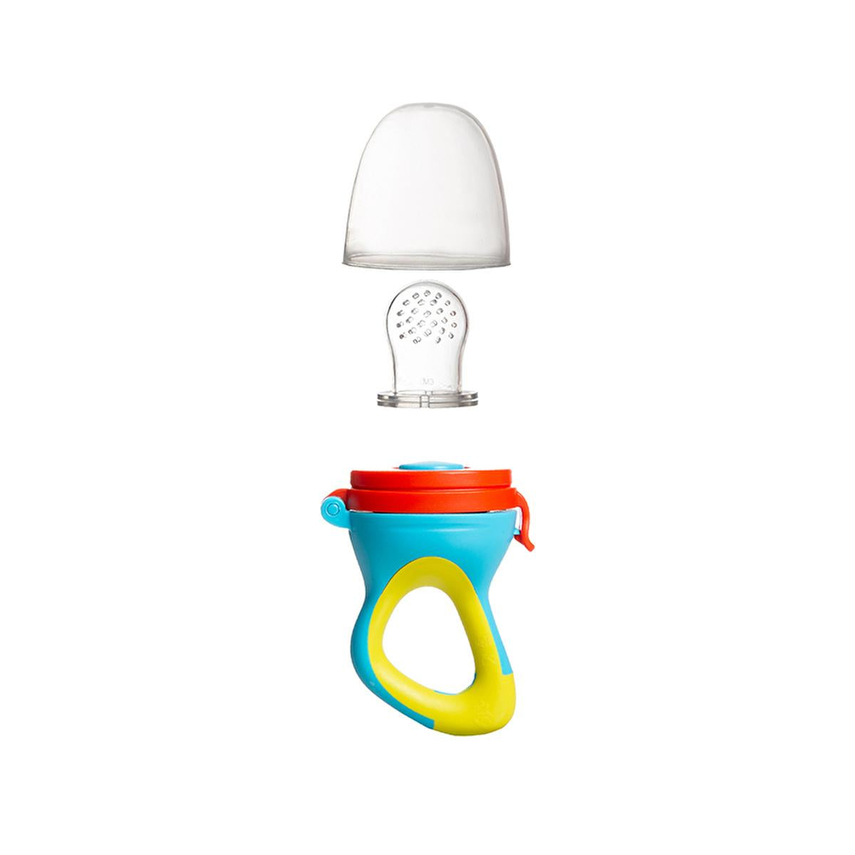 Babyjem Silicone Baby Fruit and Vegetable Teether - Safe Self-Feeding & Teething Relief for Infants 4+ Months Babyjem Silicone Teether for Safe Baby Feeding baby silicone teether, organic teething solution, baby fruit and vegetable feeder, silicone baby food feeder, baby self-feeding tool, baby feeding, teething relief, baby products, infant feeding, silicone baby products
