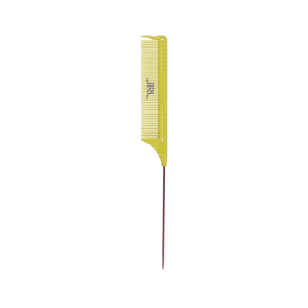 JRL Professional J102 Fine-Toothed Pin Tail Comb in Yellow