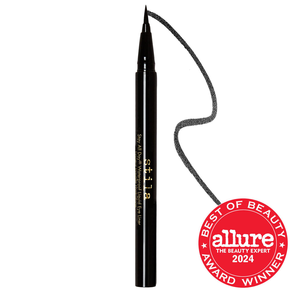 Stay All Day Waterproof Liquid Eye Liner by Stay All Day - Long-Lasting, Smudge-Proof, Easy Application Stay All Day Waterproof Eye Liner - Long-Lasting & Smudge-Proof waterproof liquid eye liner, long-lasting eye liner, smudge-proof eye liner, easy application eye liner, precision eye liner, Stay All Day, cosmetics, eye makeup, eyeliner, beauty beginners, durable makeup, Allure Best of Beauty award winner
