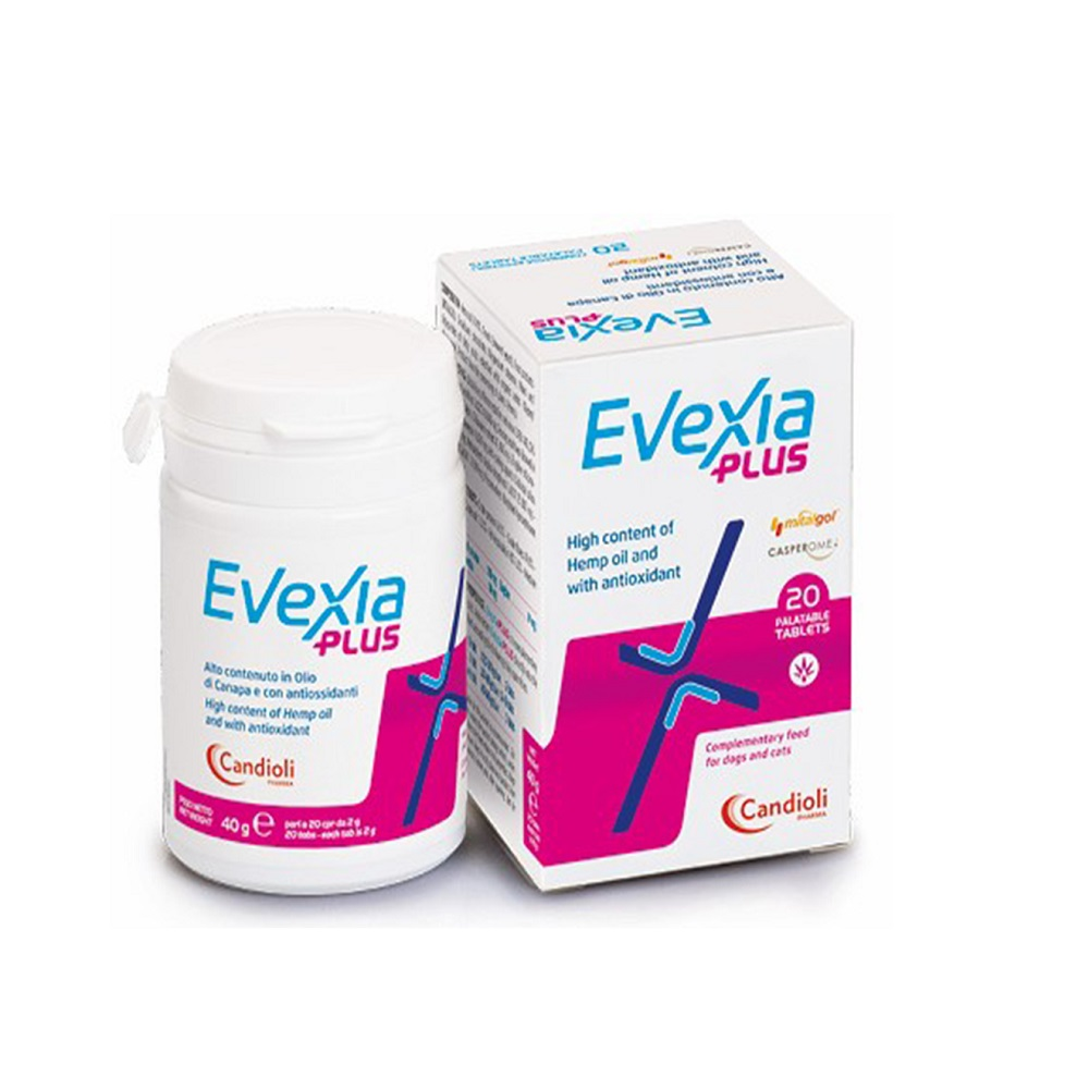 Candioli Evexia Plus Joint Support for Cats and Dogs 20 Tablets