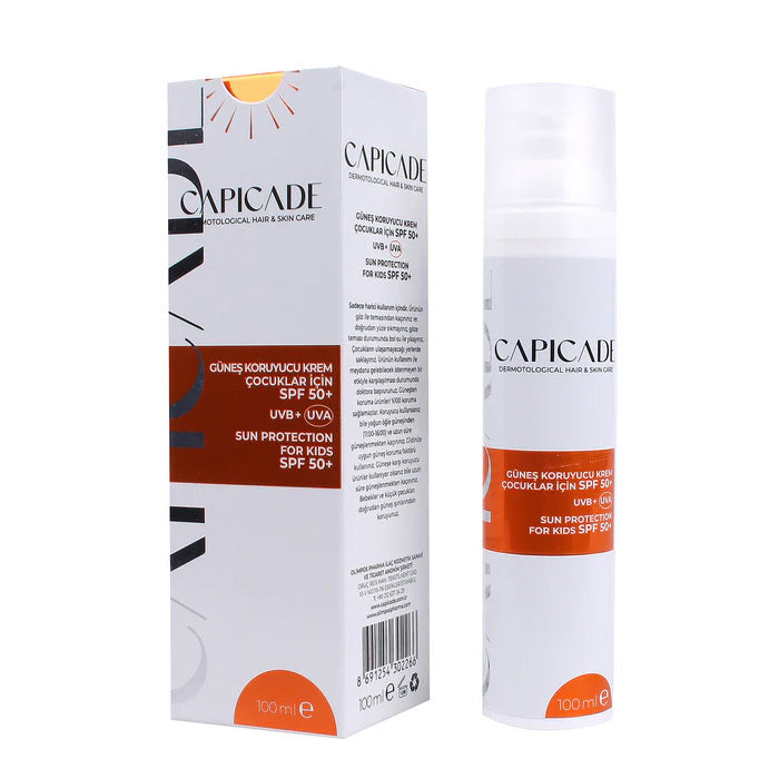Capicade Kids Sunscreen Cream SPF 50 for Gentle Protection 100 ml