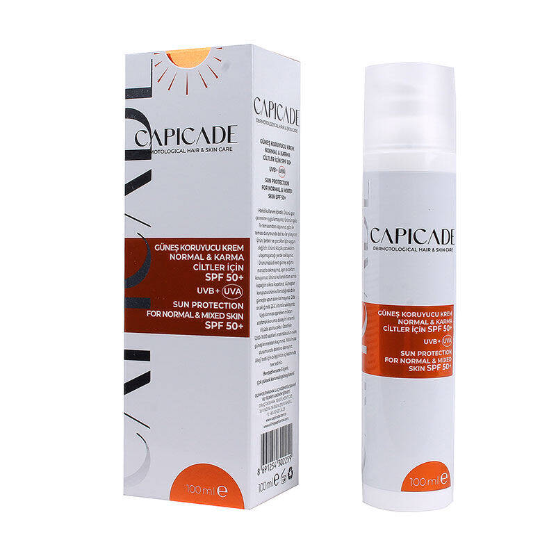Capicade SPF 50+ Sunscreen for Normal & Combination Skin 100 ml