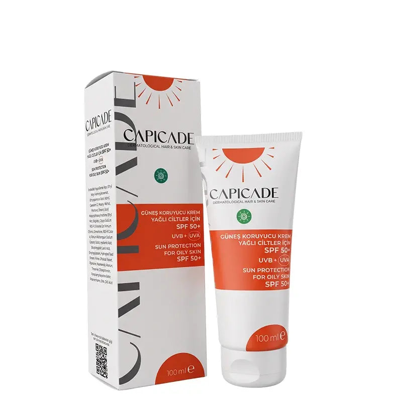 Capicade Oil-Control Sunscreen Cream SPF 50+ for Oily Skin, 100 ml