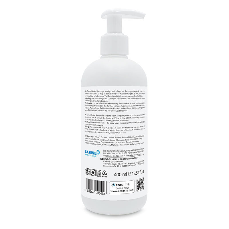 Carine Shower Gel with Vitamin E & Panthenol 400 ml