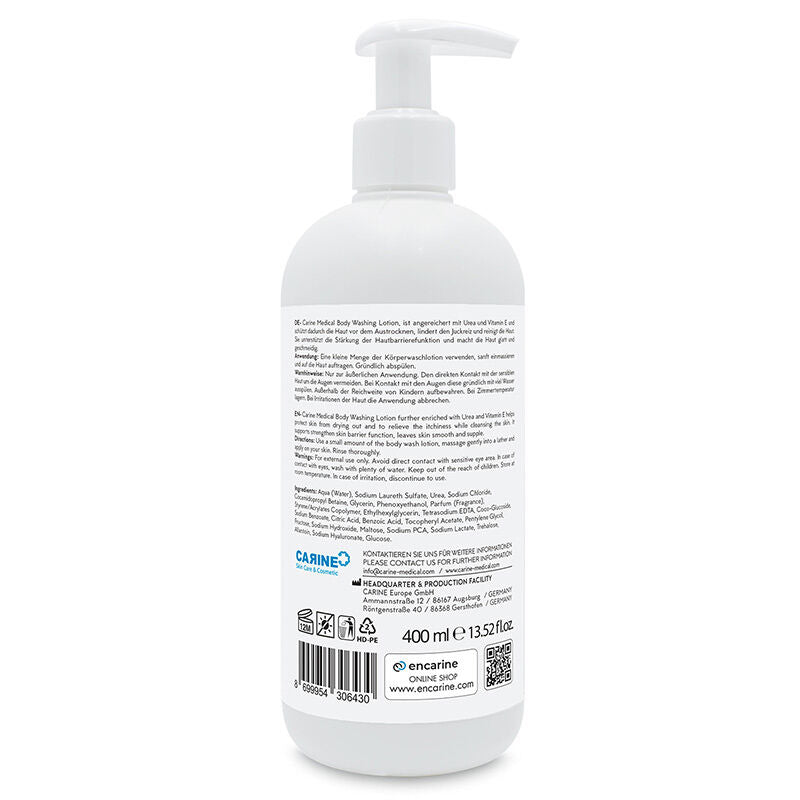 Carine Body Wash Lotion with Urea & Vitamin E 400ml