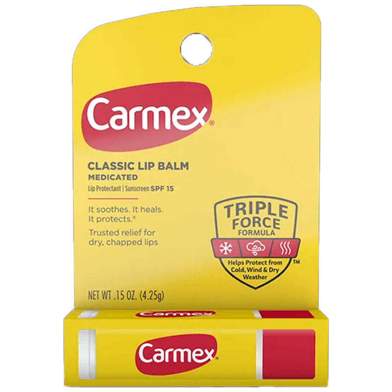 Carmex Classic Lip Balm SPF 15 Moisturizing Stick 4.25g