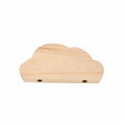 Eurogold Natural Wood Rodent Cage Shelf No 522 15x7.5cm