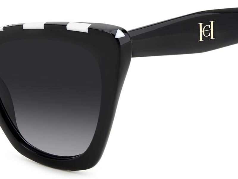 Carolina Herrera HER 0129/S Women's Square Sunglasses - Black