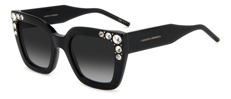 Carolina Herrera HER 0130/S Women's Sunglasses Black 52mm