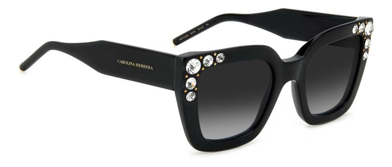 Carolina Herrera HER 0130/S Women's Sunglasses Black 52mm