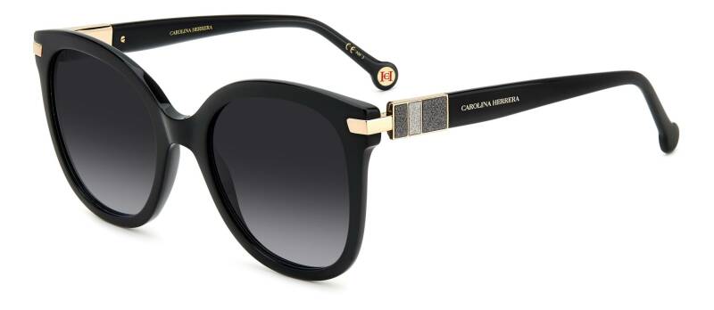 Carolina Herrera HER 0134/S Women's Sunglasses Black 55mm