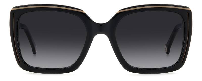 Carolina Herrera HER 0143/G/S Women's Sunglasses Black Gold 53mm
