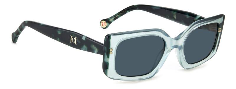 Carolina Herrera HER 0182/S Black Square Women's Sunglasses 53mm