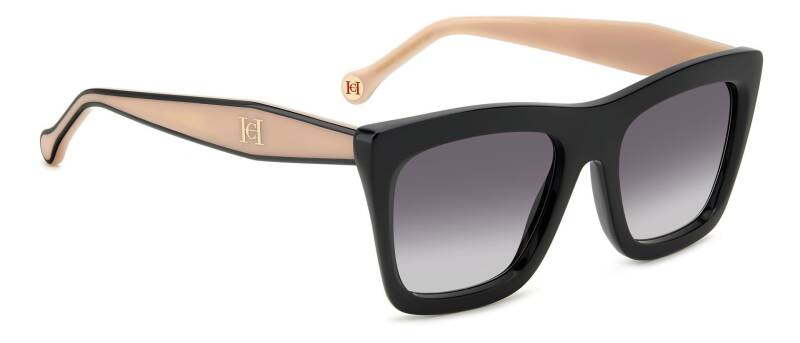 Carolina Herrera HER 0226/S Women's Square Sunglasses - Black