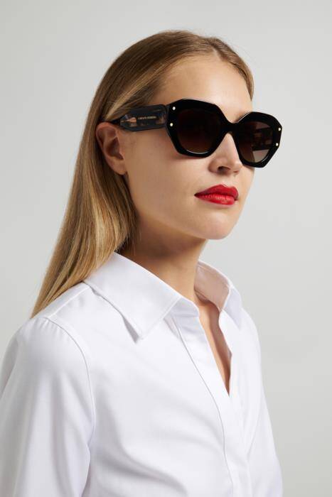 Carolina Herrera Her 0365/S Black Square Women Sunglasses 53mm