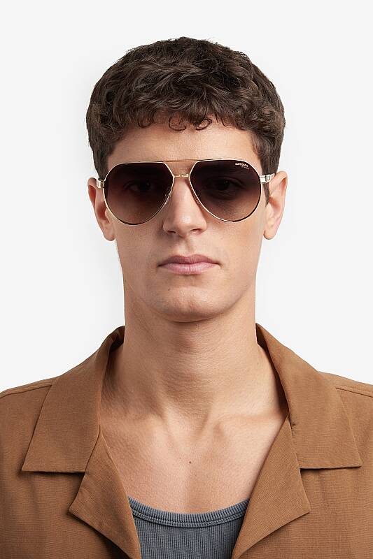Carrera 1067/S Pilot Sunglasses with Brown Gradient Lenses 62mm