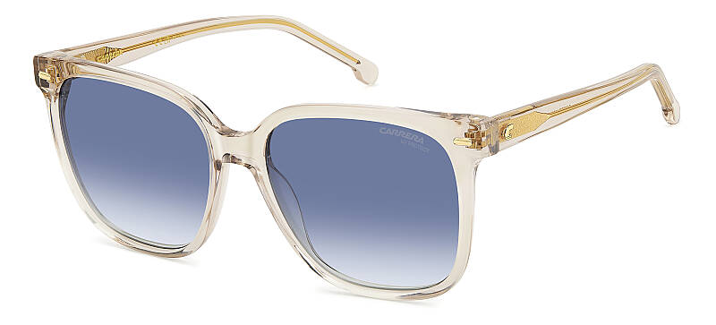 Carrera 3002/S Women's Square Sunglasses - Black/Grey 55mm