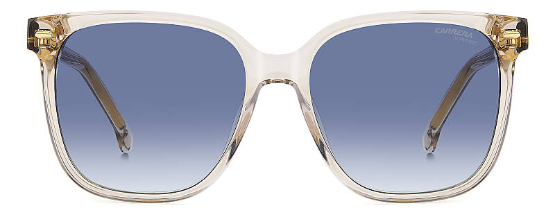 Carrera 3002/S Women's Square Sunglasses - Black/Grey 55mm