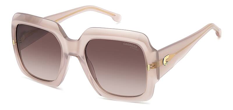 Carrera 3004/S Women's Square Sunglasses with Brown Lenses 54mm